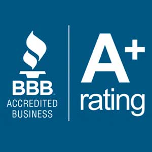 BBB Accredited with A+ Rating